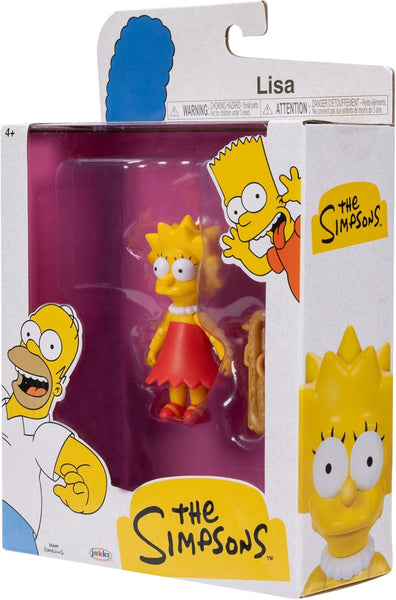 The Simpsons Jakks Pacific Lisa with Saxophone 3.75-inch Action Figure