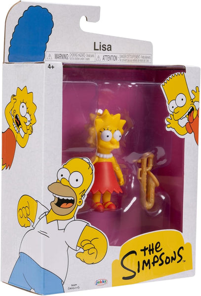 The Simpsons Jakks Pacific Lisa with Saxophone 3.75-inch Action Figure