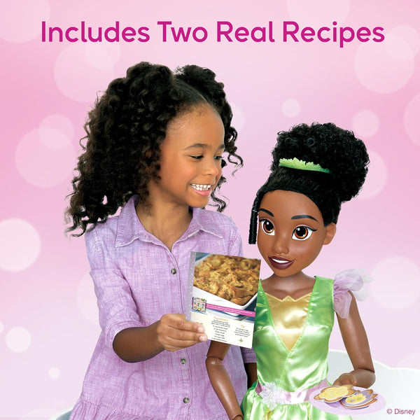 Disney Princess Tiana My Size Doll 32” Tall & Poseable, with Baking Accessories