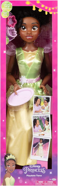 Disney Princess Tiana My Size Doll 32” Tall & Poseable, with Baking Accessories