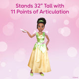 Disney Princess Tiana My Size Doll 32” Tall & Poseable, with Baking Accessories