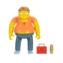The Simpsons Jakks Pacific Barney Gumble with Lunchbox and Sub 5 inch Action Figure