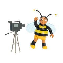 The Simpsons Jakks Pacific Bumblebee Man with Video Camera 5 Inch Action Figure