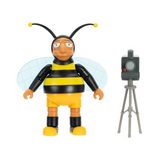 The Simpsons Jakks Pacific Bumblebee Man with Video Camera 5 Inch Action Figure