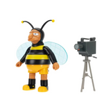 The Simpsons Jakks Pacific Bumblebee Man with Video Camera 5 Inch Action Figure