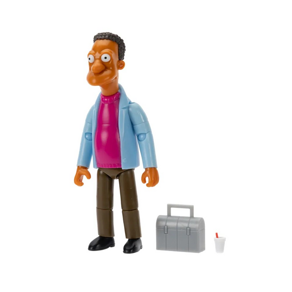 The Simpsons Jakks Pacific Carl Carlson with Lunchbox and Mug 5-inch Action Figure