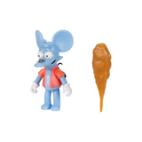 The Simpsons Jakks Pacific Itchy with Club 2.5-inch Figure
