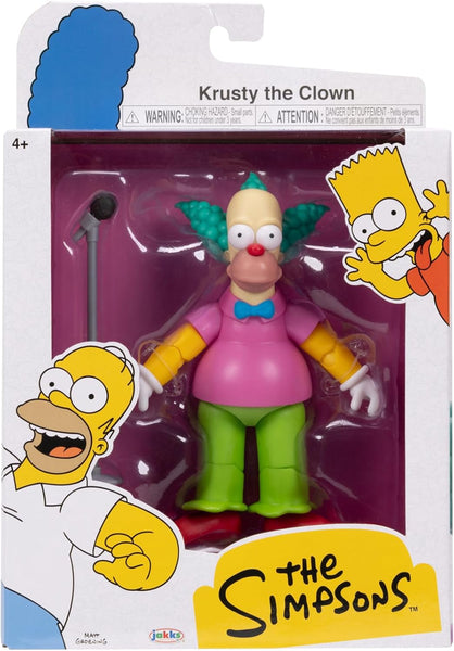 The Simpsons Jakks Pacific Krusty the Clown 5-inch Action Figure