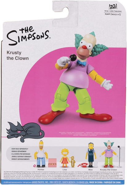 The Simpsons Jakks Pacific Krusty the Clown 5-inch Action Figure