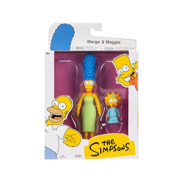 The Simpsons Jakks Pacific Marge with Maggie 5.75-inch Action Figure