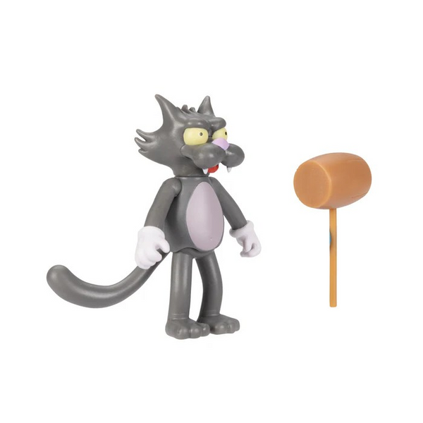 The Simpsons Jakks Pacific Scratchy with Mallet 2.5-inch Figure