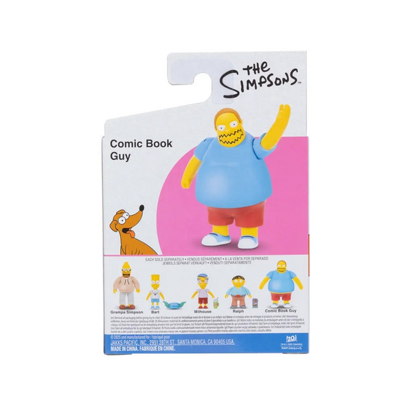 The Simpsons Jakks Comic Book Guy 2.5-inch Figure