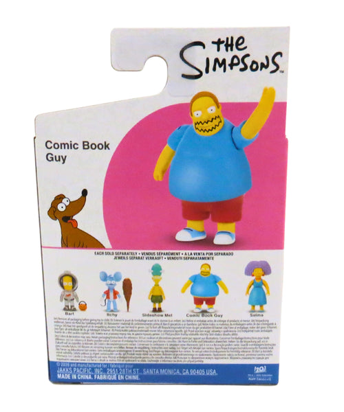 The Simpsons Jakks Comic Book Guy 2.5-inch Figure Wave 7