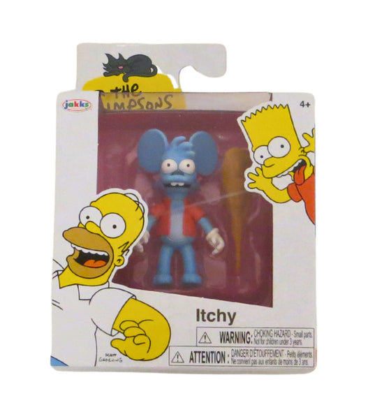 The Simpsons Jakks Pacific Itchy with Club 2.5-inch Figure Wave 7
