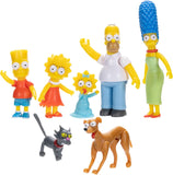 The Simpsons Family set of 7 2.5" Figures by Jakks Pacific