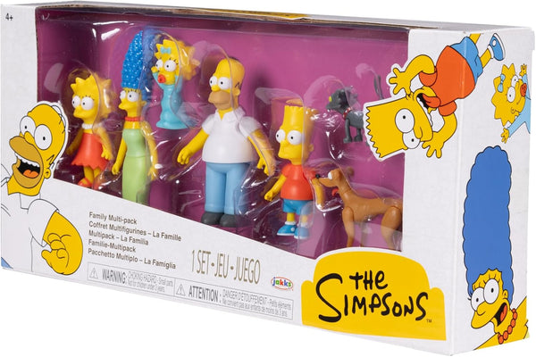 The Simpsons Family set of 7 2.5" Figures by Jakks Pacific