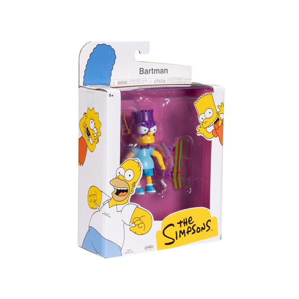 The Simpsons Jakks Pacific Bartman with Skateboard Accessory 3.75-inch Action Figure