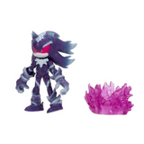 Sonic 35th Anniversary Mephilles the Dark with Purple Mist Base 4 Inch Action Figure with 11 Points of Articulation