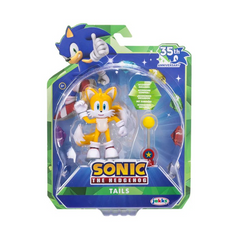 Sonic 35th Anniversary Tails with Checkpoint 4 Inch Action Figure with 12 Points of Articulation