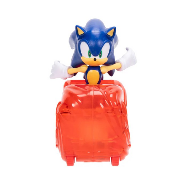 Sonic 35th Anniversary - Running Sonic - 4 Inch Feature Figure Wave 1 by Jakks Pacific