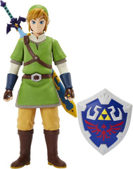 Deluxe 20 Inch Zelda Link Figure with iconic shield, sword, and sheath