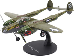 USAAF Lockheed P-38 Lightning - 1/72 Scale Diecast Model Plane 459th Sq, 80th Fighter