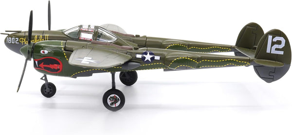 USAAF Lockheed P-38 Lightning - 1/72 Scale Diecast Model Plane 459th Sq, 80th Fighter