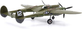 USAAF Lockheed P-38 Lightning - 1/72 Scale Diecast Model Plane 459th Sq, 80th Fighter
