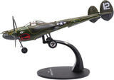 USAAF Lockheed P-38 Lightning - 1/72 Scale Diecast Model Plane 459th Sq, 80th Fighter