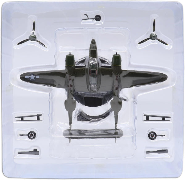 USAAF Lockheed P-38 Lightning - 1/72 Scale Diecast Model Plane 459th Sq, 80th Fighter