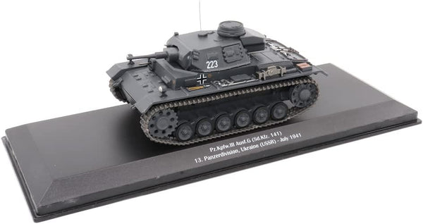 AFV of WWII  1/43 Scale Panzerkampfwagen III (Sd.Kfz. 141) Ukraine 1941 Model Tank