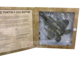 US Air Force Lockheed Martin F-22A Raptor - 1/72 Scale Diecast Model Plane with Stand
