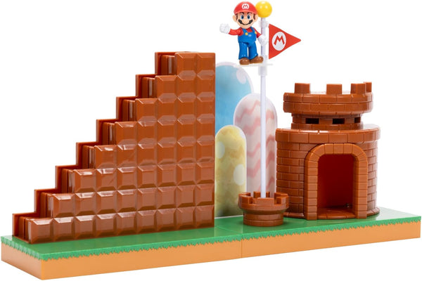 Jakks Pacific 2.5 Inch Super Mario Course Complete Interactive Playset
