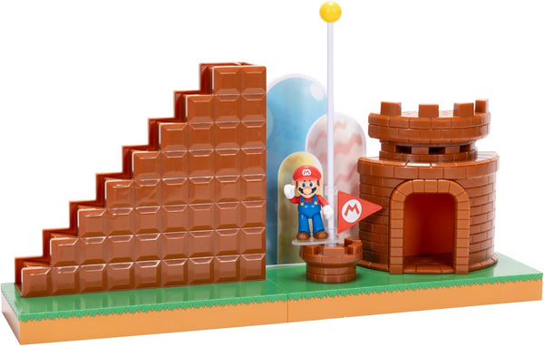 Jakks Pacific 2.5 Inch Super Mario Course Complete Interactive Playset