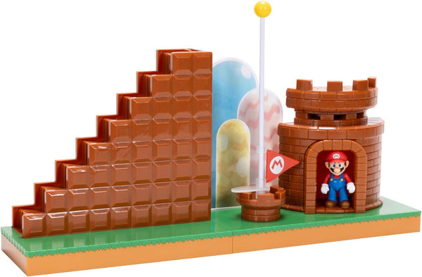 Jakks Pacific 2.5 Inch Super Mario Course Complete Interactive Playset