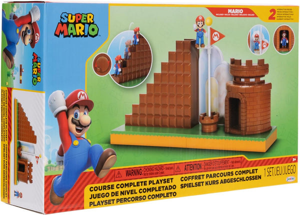 Jakks Pacific 2.5 Inch Super Mario Course Complete Interactive Playset