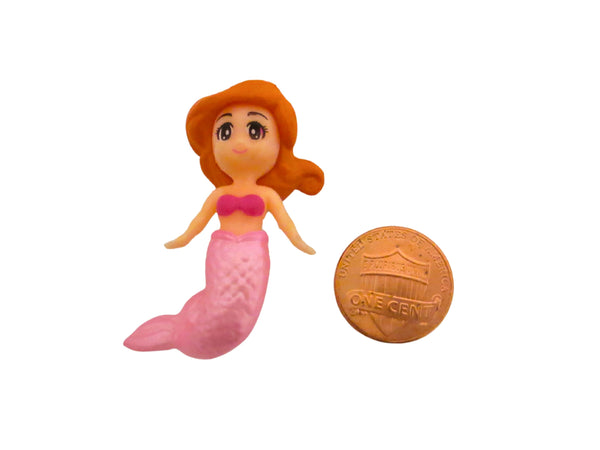 One Dozen Assorted Mermaid Figures, each about 1 3/4 inches tall