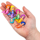 One Dozen Assorted Mermaid Figures, each about 1 3/4 inches tall