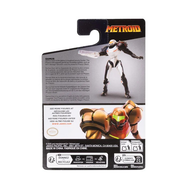 Nintendo Metroid Samus in Phazon Suit 3.25 Inch tall Action Figure with 3 points of articulation