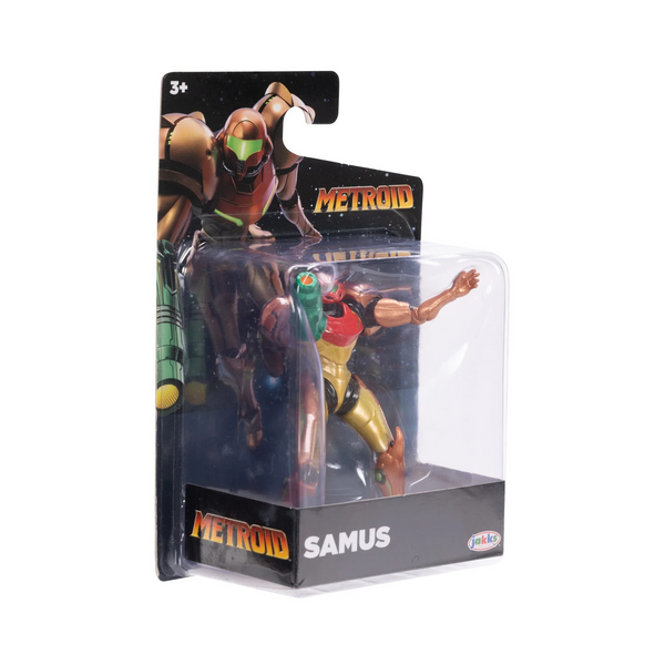 Nintendo Metroid Samus in Varia Suit 3.25 Inch tall Action Figure with 3 points of articulation