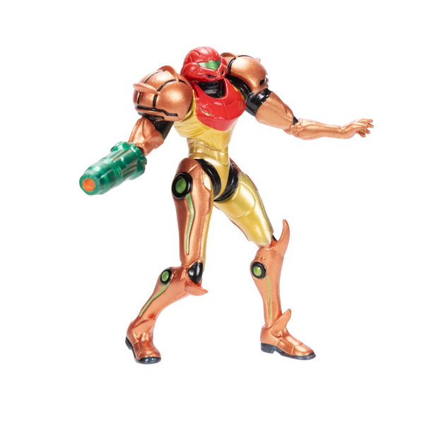 Nintendo Metroid Samus in Varia Suit 3.25 Inch tall Action Figure with 3 points of articulation