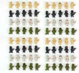 100 Real Heroes Figures (Small Modern Toy Soldiers - Assorted Style and Colors)
