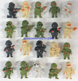 100 Real Heroes Figures (Small Modern Toy Soldiers - Assorted Style and Colors)