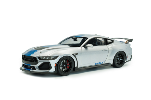 Solido 1/18 Scale 2025 Shelby Mustang Super Snake – Gray Diecast Model