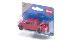 Siku 1535, Ford F150, Red, Metal/Plastic, Rubber Tires, and Opening Doors