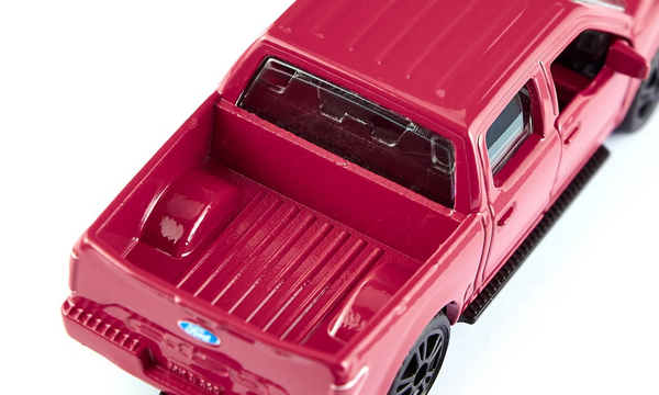 Siku 1535, Ford F150, Red, Metal/Plastic, Rubber Tires, and Opening Doors