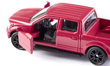 Siku 1535, Ford F150, Red, Metal/Plastic, Rubber Tires, and Opening Doors