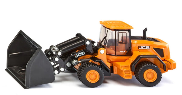 Siku 1/87 HO Scale Diecast JCB 457 WLS wheel loader with working parts