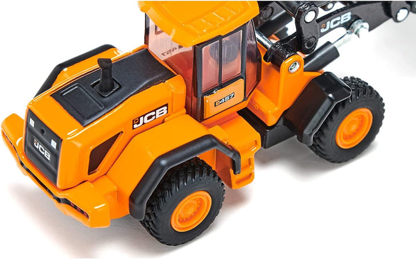 Siku 1/87 HO Scale Diecast JCB 457 WLS wheel loader with working parts