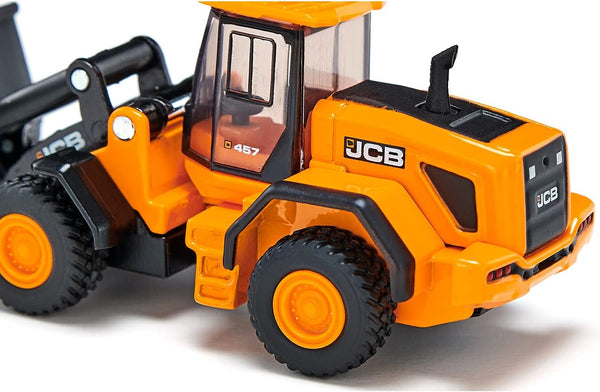 Siku 1/87 HO Scale Diecast JCB 457 WLS wheel loader with working parts